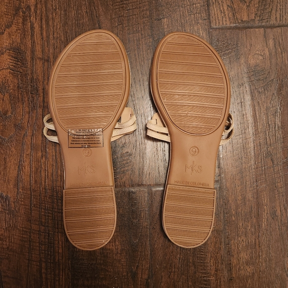 MKS Tan sandals size 9 - Picture 2 of 2
